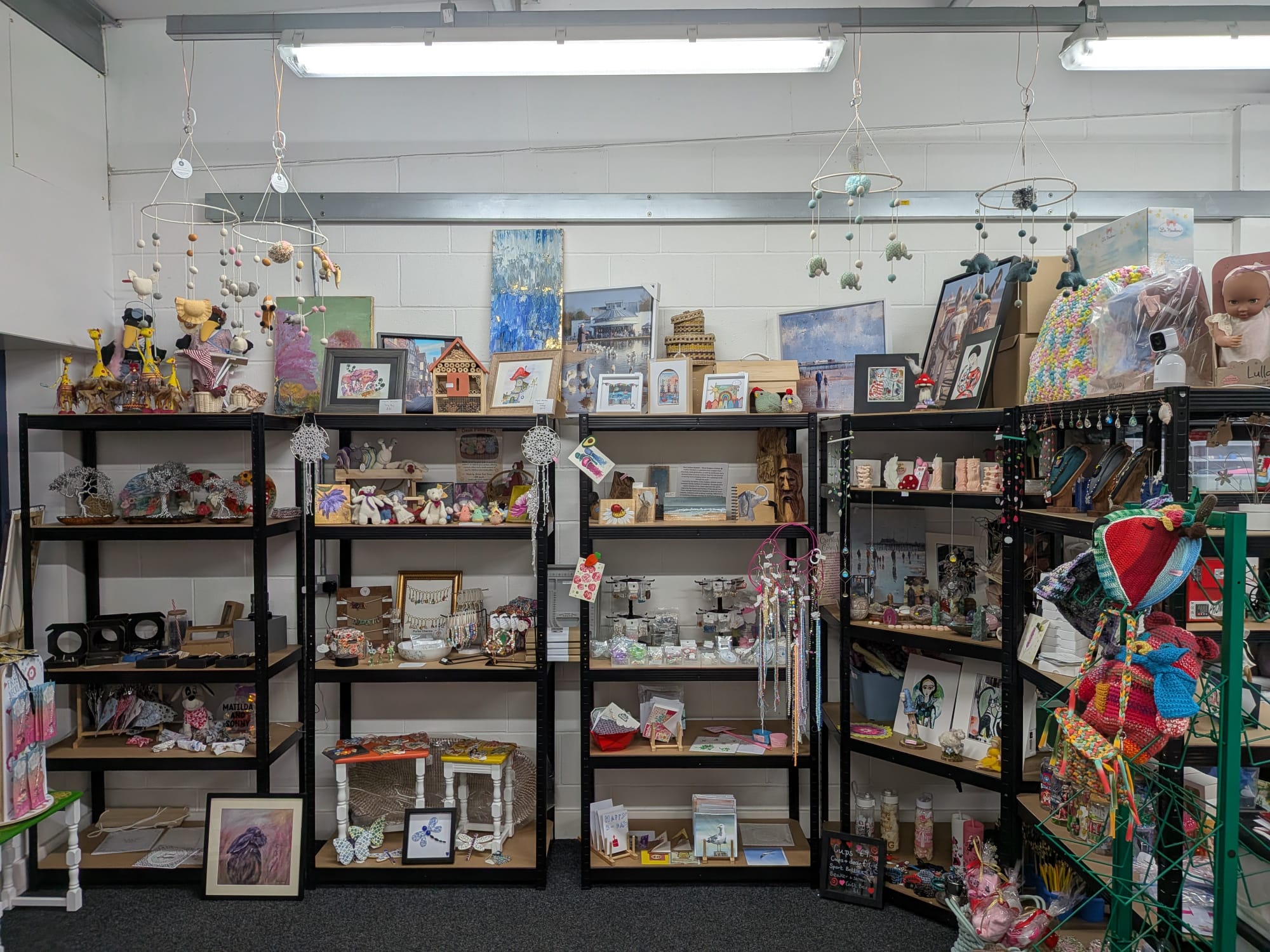 Inside the Cabana Crafts handmade gift shop
